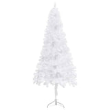 Vidaxl kunstkerstboom hoek 210 cm pvc wit