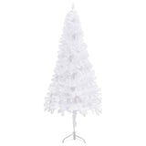 Vidaxl kunstkerstboom hoek 240 cm pvc blanc