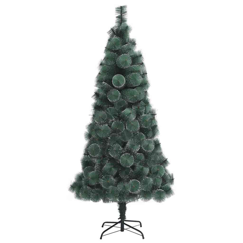 Vidaxl kunstkerstboom met standaard 210 cm pet groen