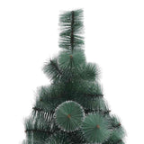Vidaxl kunstkerstboom met standaard 210 cm pet groen