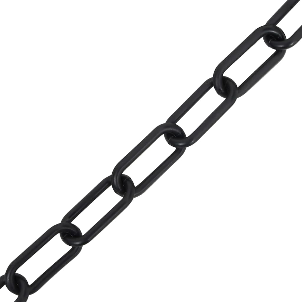 Cadena de seguridad de Vidaxl Ø 4 mm 100 m de plástico negro