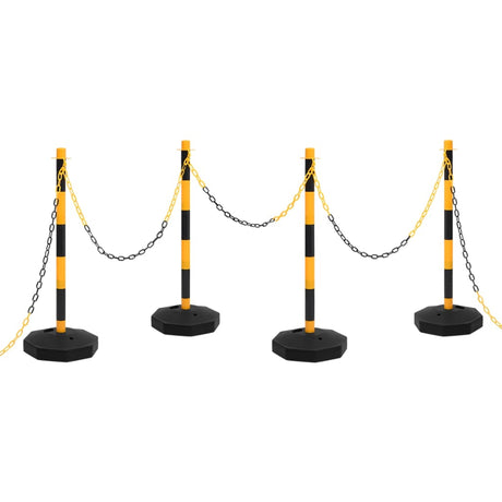 Vidaxl kettingpalenset met kunststof ketting 10 m