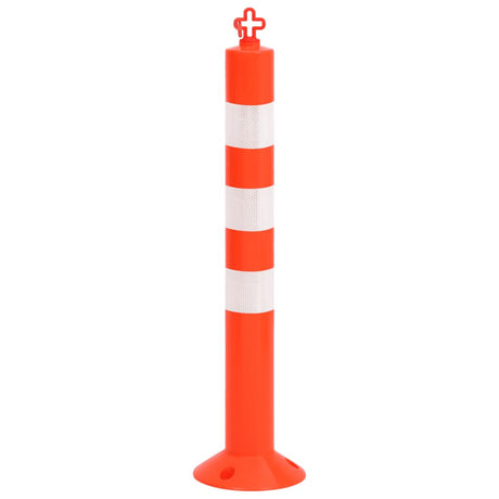 Vidaxl verkeerspalen met ketting 10 st 75 cm pe
