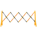 Vidaxl Traffic Barrier foldbar 250x38x96 cm gul och svart