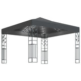 Arbor vidaxl avec guirlande légère à LED 3x3 m de couleur anthracite