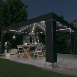 Vidaxl Arbor med LED Light Garland 3x4 M Anthracite farvet