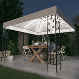 Vidaxl Arbor con ghirlanda leggera a LED 3x3 m bianco