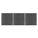 Vidaxl Fence Panel Set 526x186 cm HKC sort