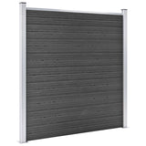 Vidaxl Panelu panelu ogrodzenia 446X (105-186) CM HKC Black