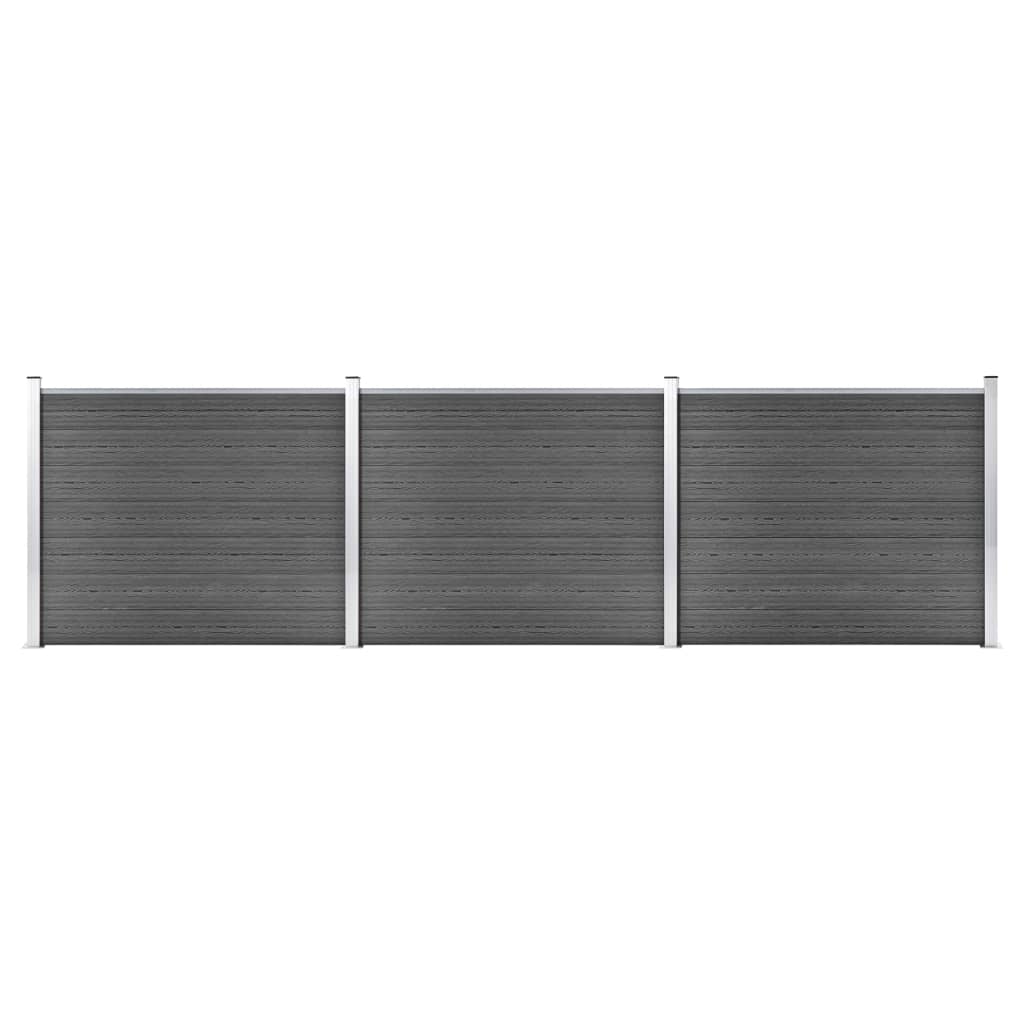 Vidaxl Fence Panel Set 526x146 cm HKC sort