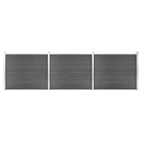 Vidaxl Fence Panel Set 526x146 cm HKC sort