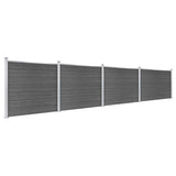 Vidaxl Fence Panel Set 699x146 cm HKC sort