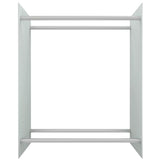 Vidaxl haardhoutrek 80x35x100 cm gehard glas wit