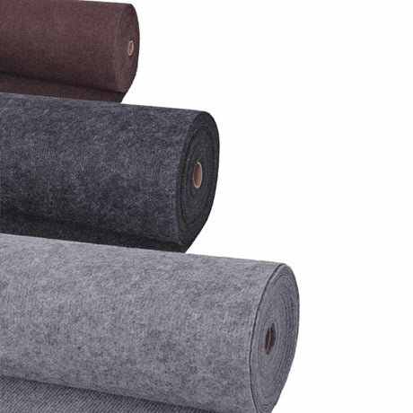 Vidaxl tapijt bruin 1,2 x 20 m polyester