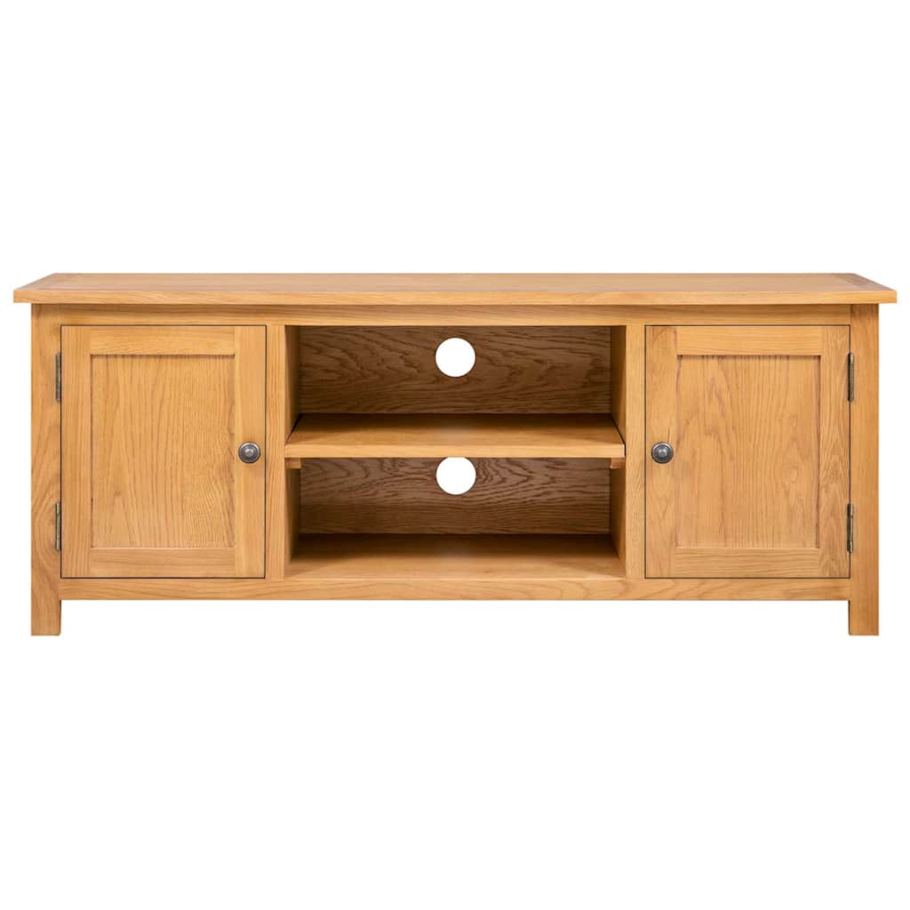 Vidaxl tv-meubel 110x35x44 cm massief eikenhout