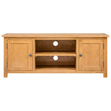 Vidaxl tv-meubel 110x35x44 cm massief eikenhout