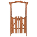 Vidaxl Pérgola con puerto 116x40x204 cm de pino sólido