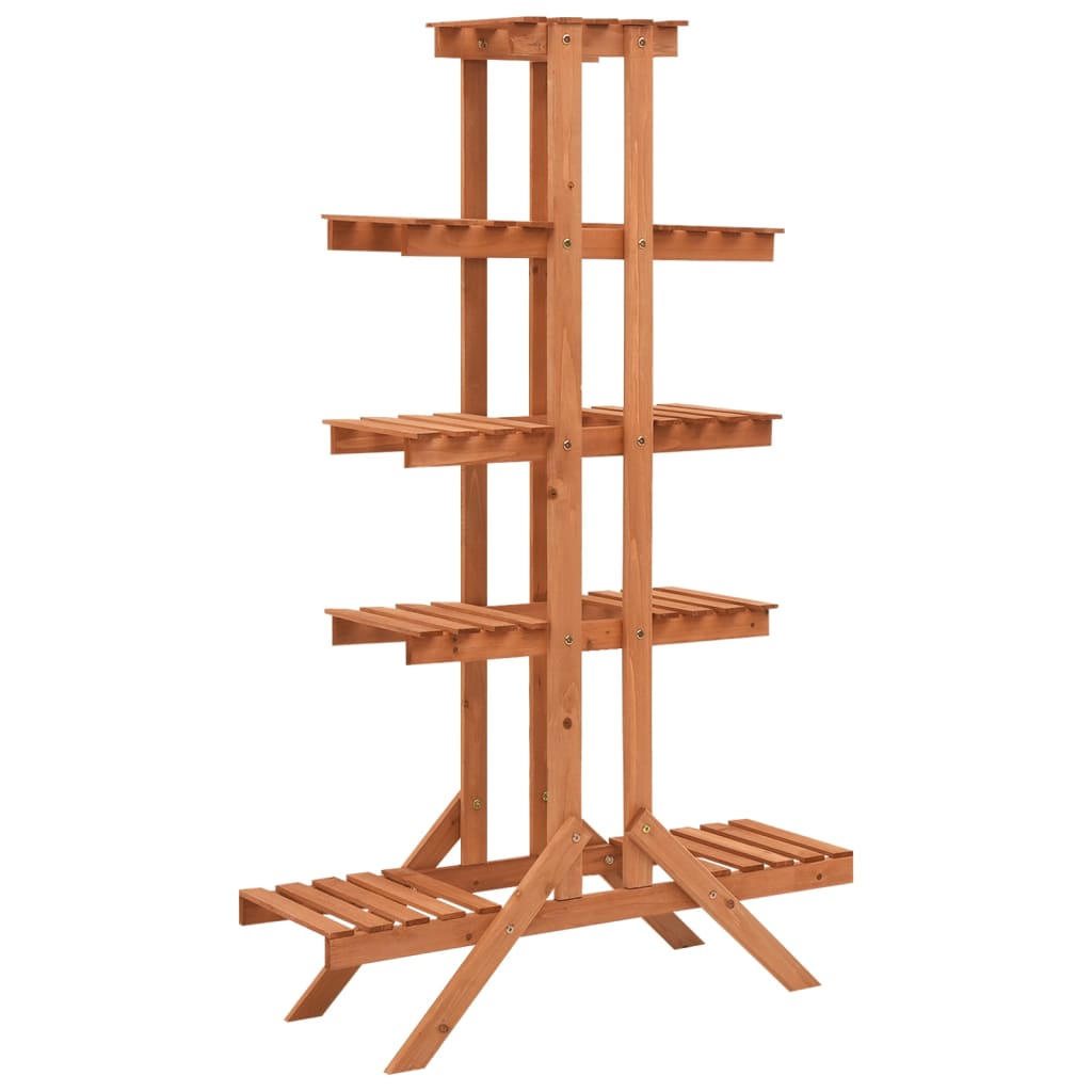 Rack per piante Vidaxl 83x25x132 cm Pineo solido