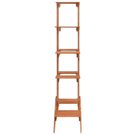Vidaxl plantenrek 83x25x132 cm massief vurenhout