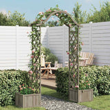 Vidaxl Pergola con Solid Pine Gray