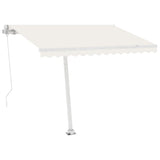 VidaXL Luifel vrijstaand automatisch 300x250 cm crèmekleurig