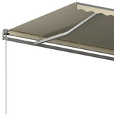 VidaXL Luifel vrijstaand automatisch 400x300 cm crèmekleurig