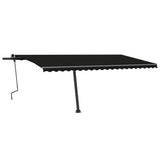 VidaXL Luifel vrijstaand handmatig uittrekbaar 500x300 cm antraciet