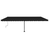 VidaXL Luifel vrijstaand handmatig uittrekbaar 600x300 cm antraciet