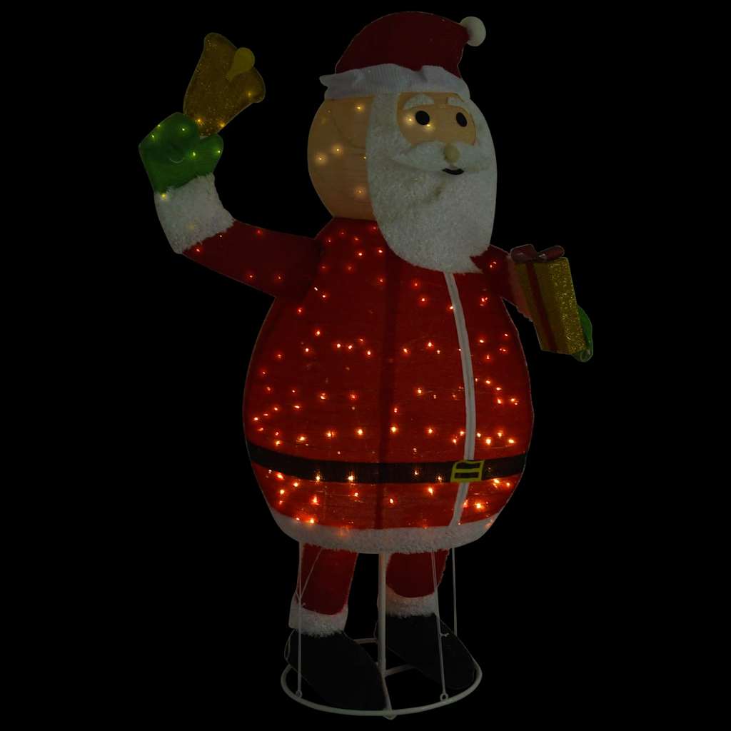 Vidaxl Santa Claus Decorative LED 180 cm de tela de lujo