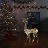 Vidaxl Decoraciones navideñas Reindee 140 LED 120 cm de acrílico multicolor