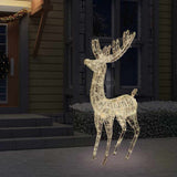 Vidaxl kerstdecoratie rendier 250 led's warmwit 180 cm acryl