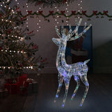 Vidaxl kerstdecoratie rendier 250 led's meerkleurig 180 cm acryl