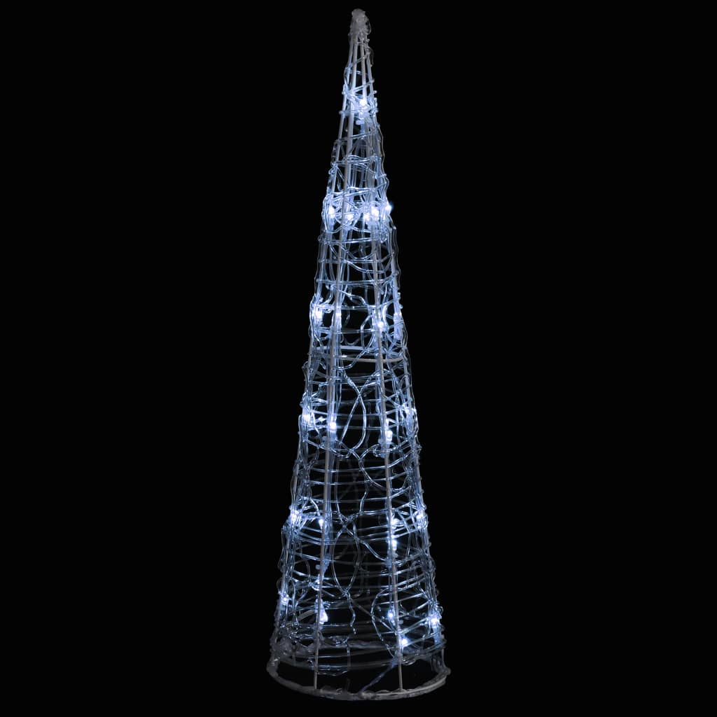 VidaXL Lichtkegel decoratief LED koudwit 60 cm acryl