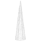 VidaXL Lichtkegel decoratief LED koudwit 60 cm acryl