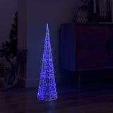 Vidaxl Light Cone Dekoracyjne LED Blue 90 cm akryl