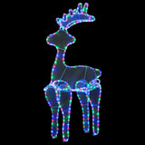 Vidaxl Christmas Decorations Reindeer avec Mesh 306 LEDS 60X24X89 CM