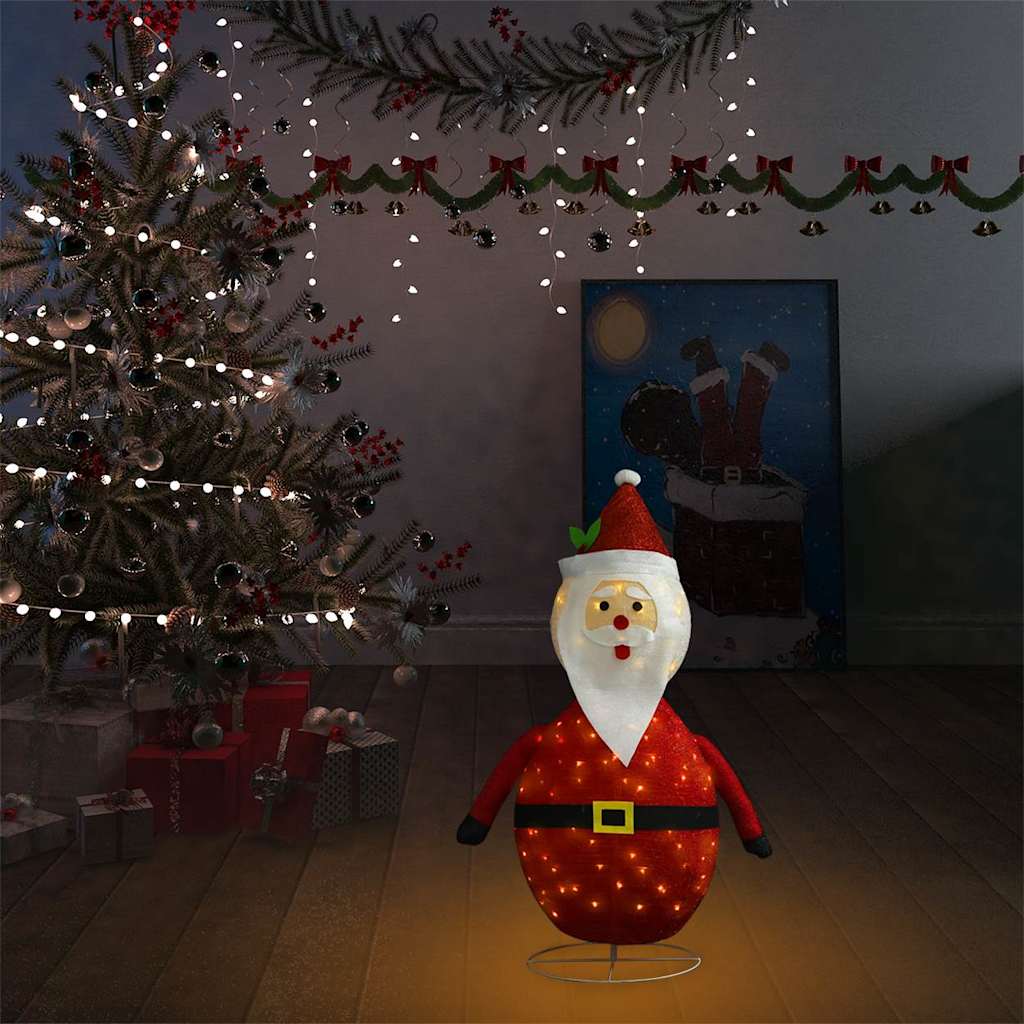 Vidaxl Santa Decorative LED 60 cm luksuzna tkanina