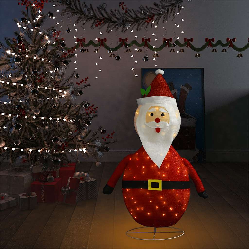 Vidaxl Decorative Santa LED Luxury Fabric 120 cm