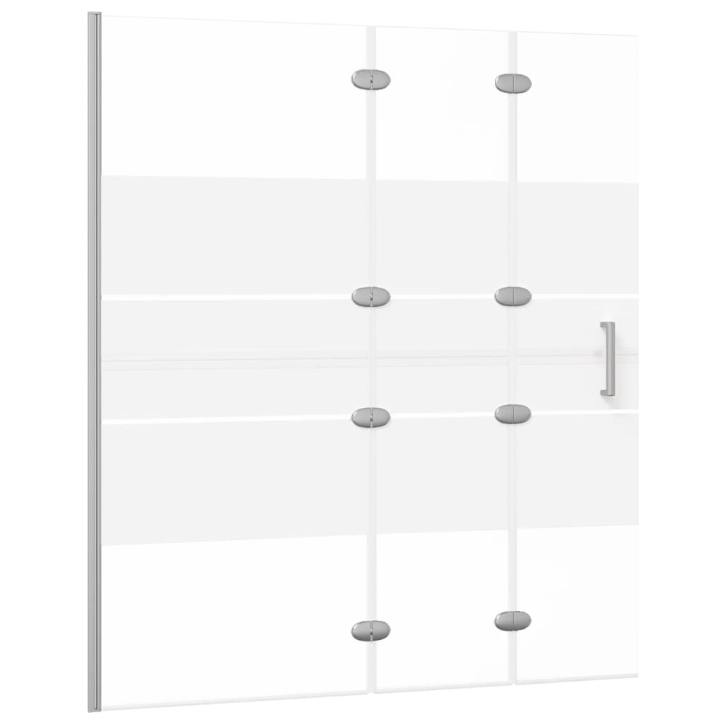 Vidaxl shower enclosure Collapsible 120x140 cm ESG white