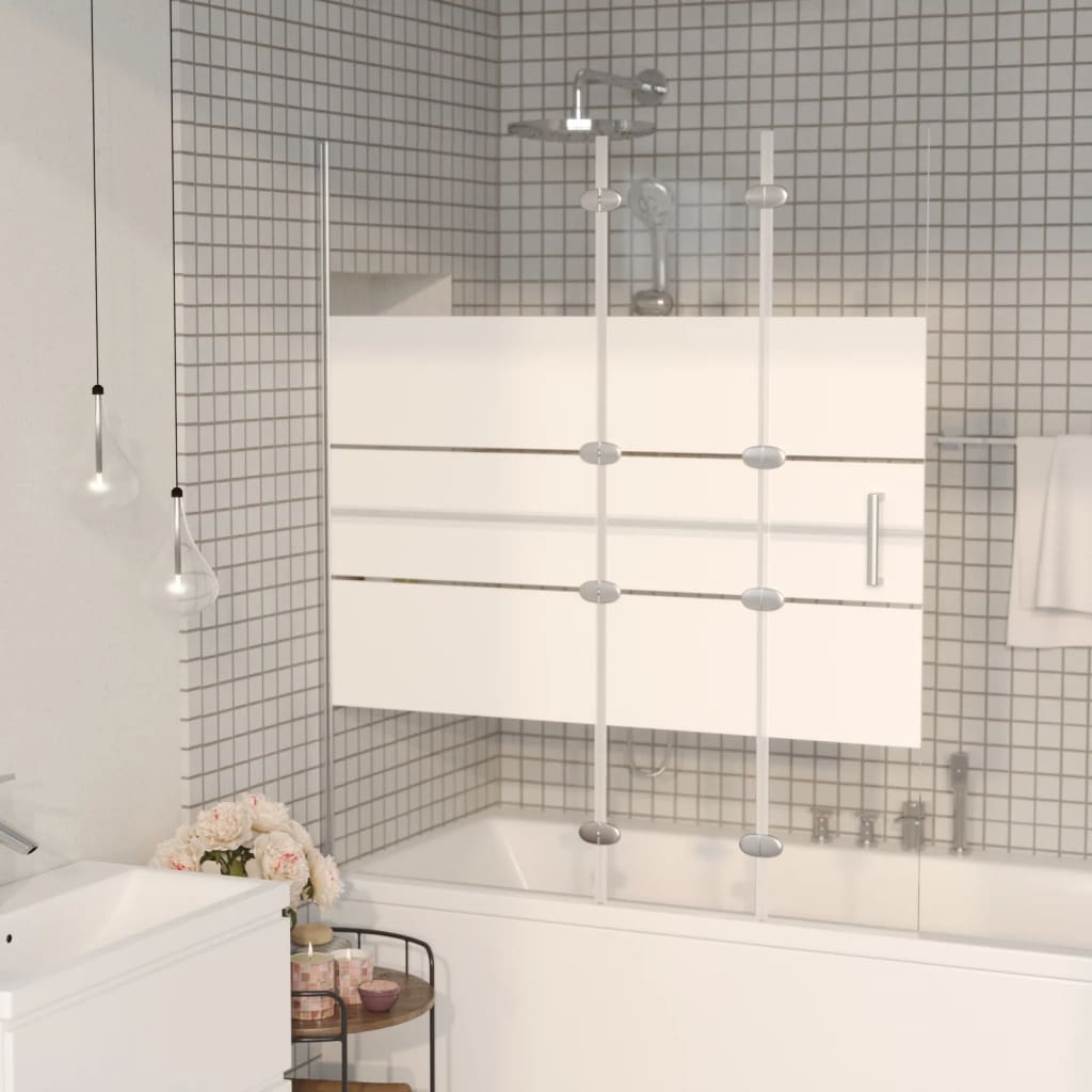 Vidaxl shower enclosure Collapsible 120x140 cm ESG white