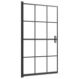 Vidaxl douchewand 80x140 cm esg zwart