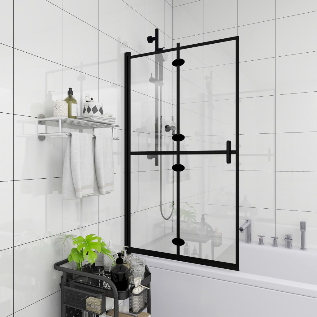 Vidaxl Shower Emplace 100x140 cm esg czarny