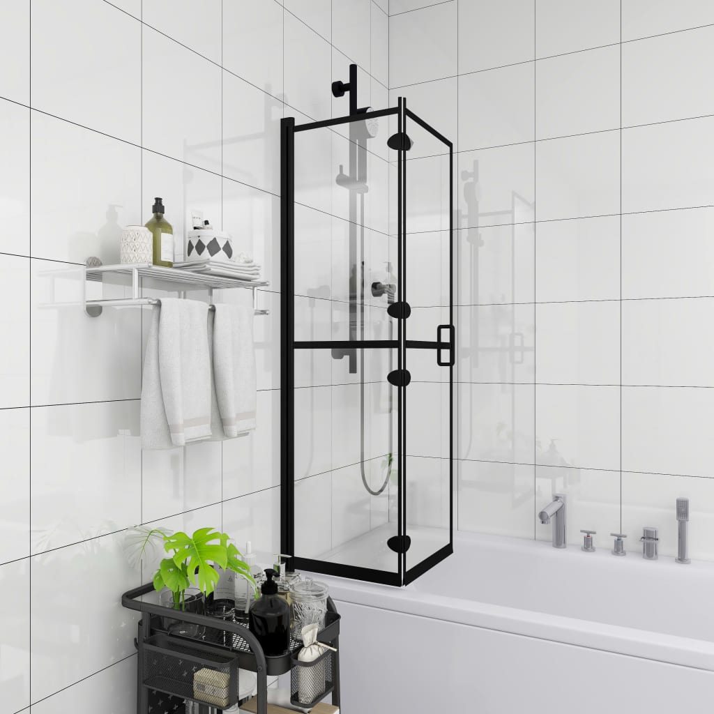 Vidaxl Shower Emplace 100x140 cm esg czarny