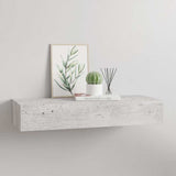 Vidaxl wandschap met lade 60x23,5x10 cm mdf betongrijs