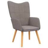 Vidaxl relaxstoel stof taupe