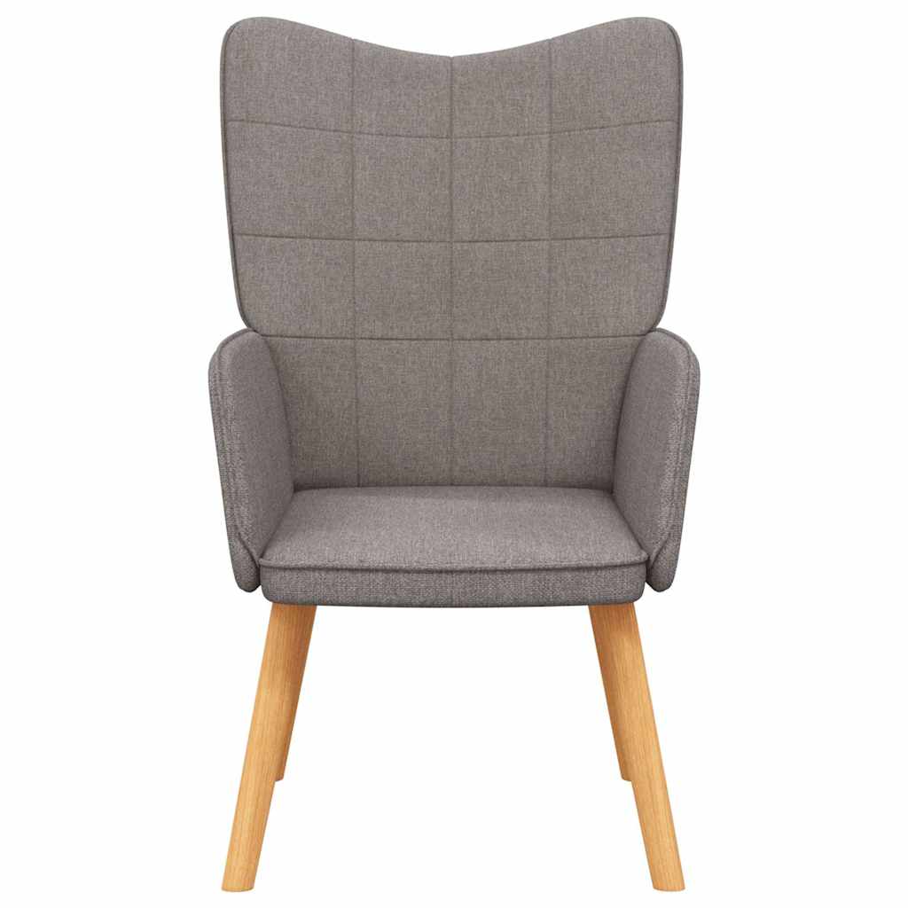 Vidaxl relaxstoel stof taupe