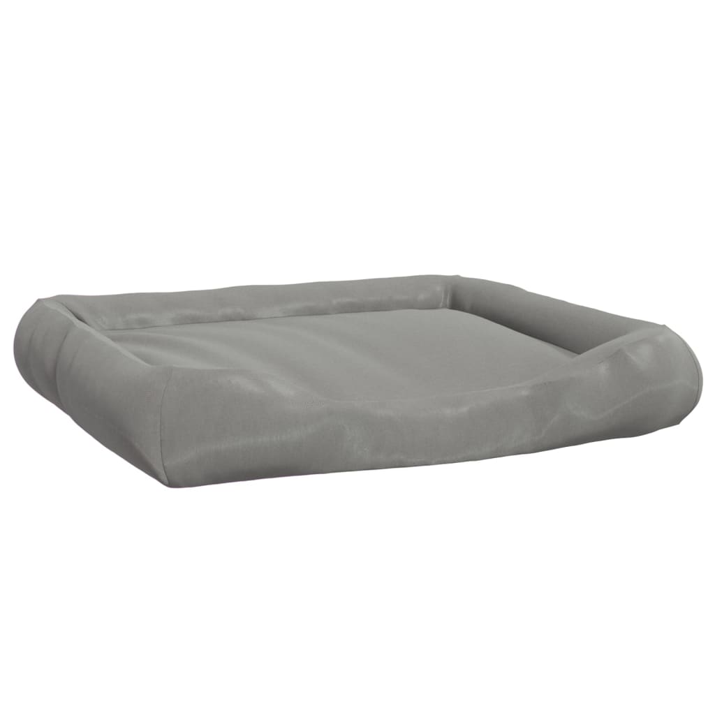 Cama de perros Vidaxl con cojines 115x100x20 cm Oxford Fabric Gray