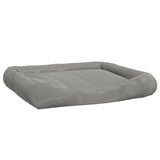 Cama de perros Vidaxl con cojines 115x100x20 cm Oxford Fabric Gray