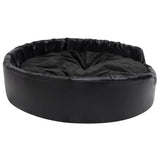 Vidaxl Dog Basket 99x89x21 cm peluche e cuoio artificiale nero