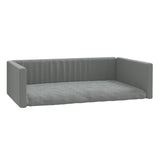 Vidaxl Cesta para perros Cesta para perros Mira 110x70 cm de gris claro